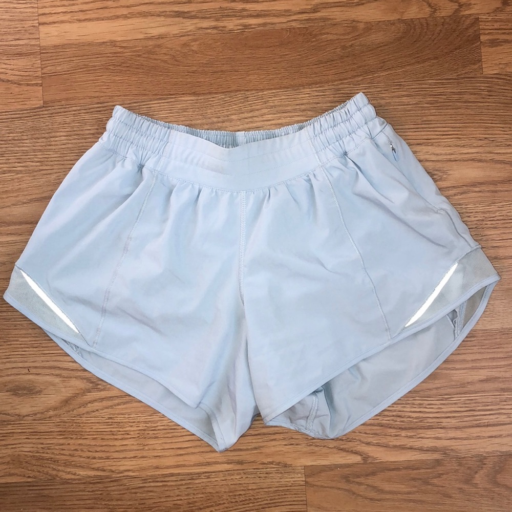 Lululemon blue hotty hot shorts
